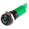 RS PRO Green Panel Mount Indicator, 24V DC, 36V DC, Prominent Bezel 205-448