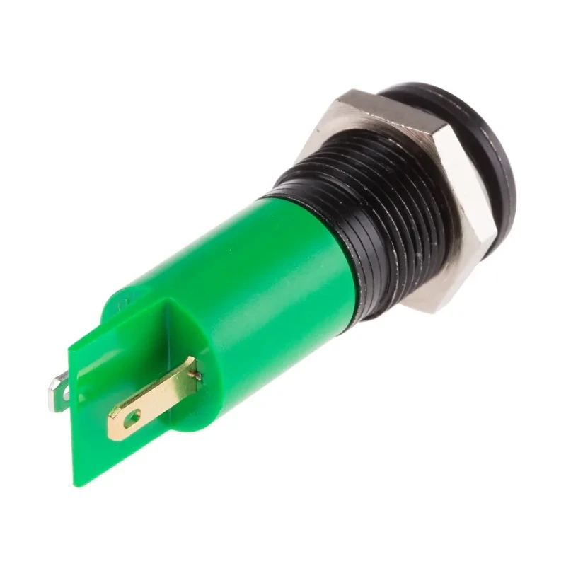 RS PRO Green Panel Mount Indicator, 24V DC, 36V DC, Prominent Bezel 205-448