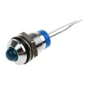 RS PRO Blue Panel Mount Indicator, 2V dc, 20mA, IP67, Prominent Bezel, Silver Bezel RS PRO IP67