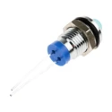 RS PRO Blue Panel Mount Indicator, 2V dc, 20mA, IP67, Prominent Bezel, Silver Bezel RS PRO IP67