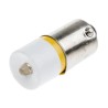 RS PRO Yellow Indicator Lamp Single Chip 230V AC BA9 Base 10mm Diameter 205-583