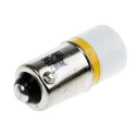 RS PRO Yellow Indicator Lamp Single Chip 230V AC BA9 Base 10mm Diameter 205-583