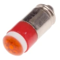 RS PRO Red Indicator Lamp Multichip, 12V dc, Midget Groove Base, 6 mm Diameter 204-653