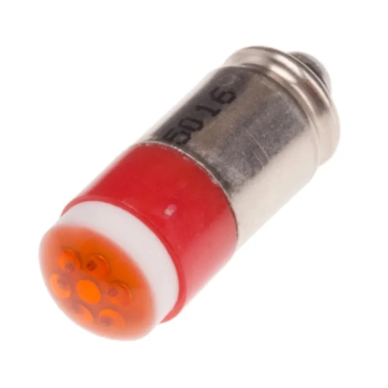 RS PRO Red Indicator Lamp Multichip, 12V dc, Midget Groove Base, 6 mm Diameter 204-653