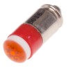 RS PRO Red Indicator Lamp Multichip, 12V dc, Midget Groove Base, 6 mm Diameter 204-653