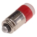 RS PRO Red Indicator Lamp Multichip, 12V dc, Midget Groove Base, 6 mm Diameter 204-653