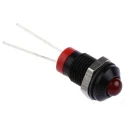 RS PRO Red Panel Mount Indicator 2V DC 20mA IP67 Prominent Bezel IP67