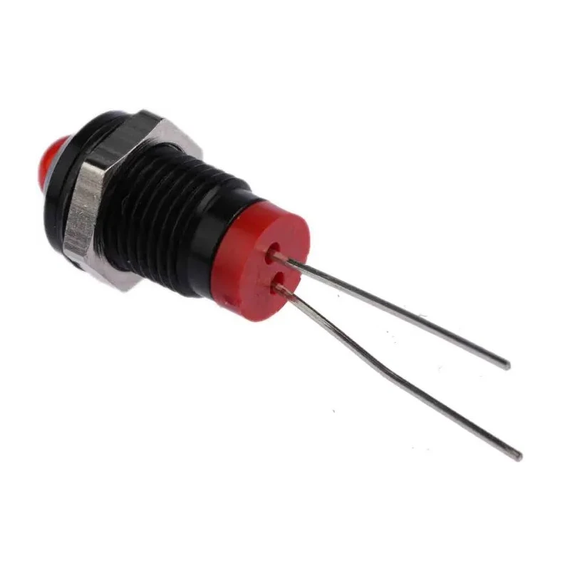 RS PRO Red Panel Mount Indicator 2V DC 20mA IP67 Prominent Bezel IP67