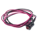 RS PRO Red Panel Mount Indicator 6V dc 16mA Lead Wire Termination Prominent Bezel 205-684