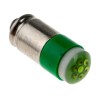 RS PRO Green Indicator Lamp Multichip 28V DC Midget Groove Base 6 mm Diameter 204-681