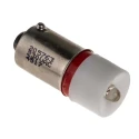 RS PRO Red Indicator Lamp Single Chip 230V AC BA9 Base 10mm Diameter 205-763