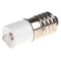 RS PRO White Indicator Lamp Single Chip E10 Base 10 mm Diameter 130V AC 204-726