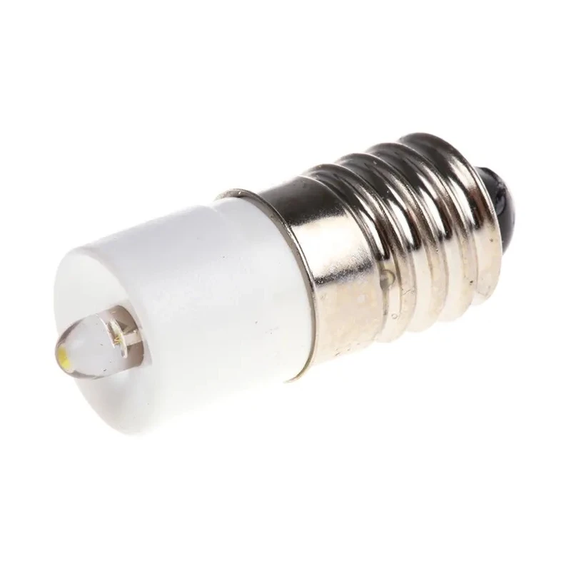 RS PRO White Indicator Lamp Single Chip E10 Base 10 mm Diameter 130V AC 204-726