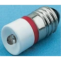 RS PRO Red Indicator Lamp Single Chip, 28 V AC/DC, E10 Base, 10 mm Diameter 204-827