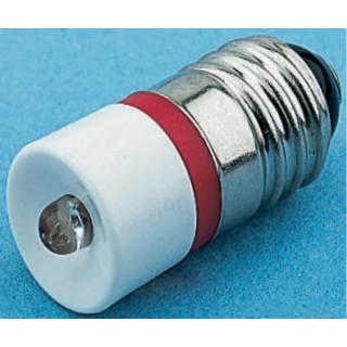 RS PRO Red Indicator Lamp Single Chip, 28 V AC/DC, E10 Base, 10 mm Diameter 204-827