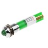 RS PRO Green Panel Mount Indicator 12V AC 20mA Solder Tab Termination, Prominent Bezel 205-814