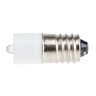 RS PRO White Indicator Lamp Single Chip, E10 Base, 10 mm Diameter, 60 V AC/DC 204-833