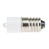 RS PRO White Indicator Lamp Single Chip, E10 Base, 10 mm Diameter, 60 V AC/DC 204-833