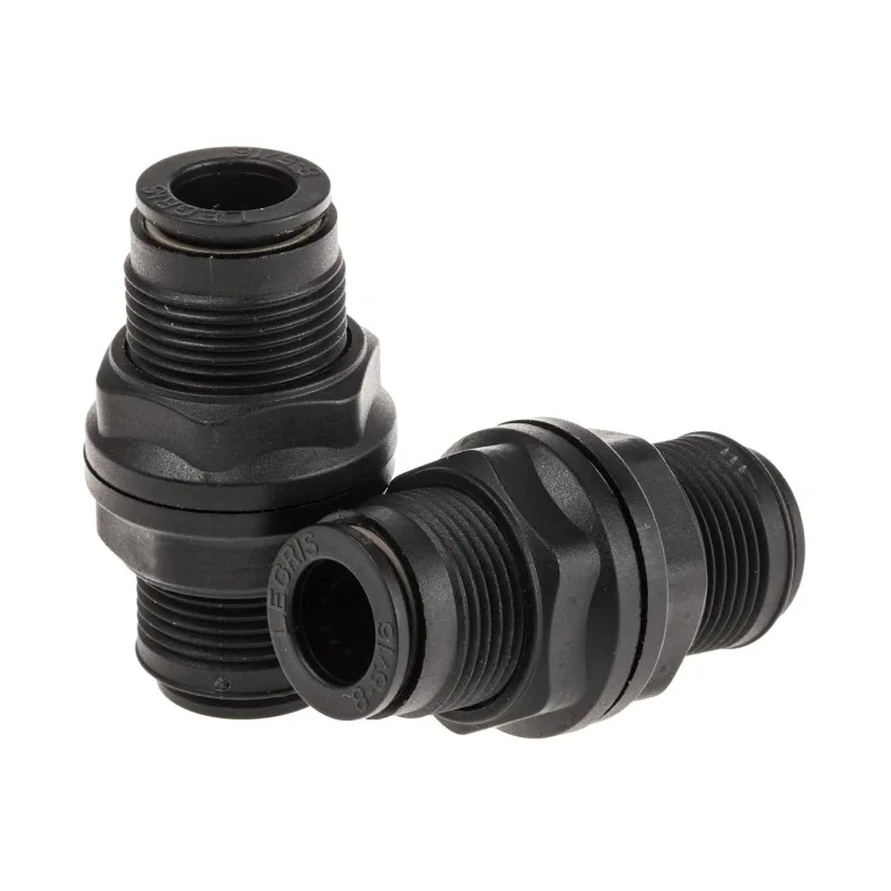 Legris Pneumatic Fitting LF3000 Series Male/Female Push-In 8mm Tube Connector Nickel Finish LF3000