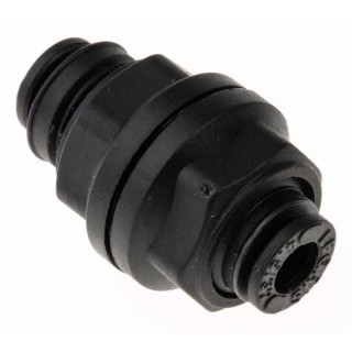 Legris Pneumatic Fitting LF3000 Series Male/Female Push In 4 mm Technical Polymer 20 bar 80°C Nickel Finish LF3000