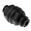Legris Pneumatic Fitting LF3000 Series Male/Female Push In 4 mm Technical Polymer 20 bar 80°C Nickel Finish LF3000
