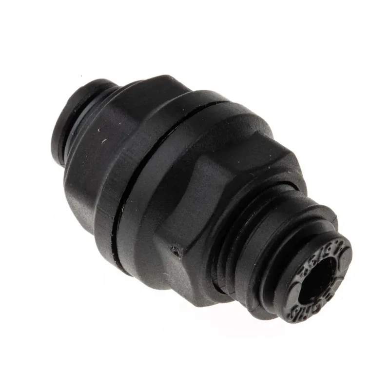 Legris Pneumatic Fitting LF3000 Series Male/Female Push In 4 mm Technical Polymer 20 bar 80°C Nickel Finish LF3000