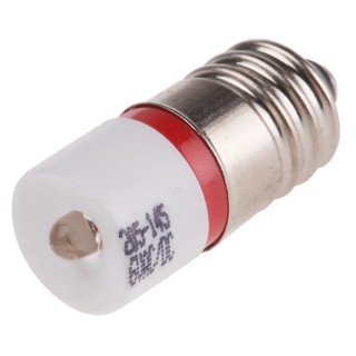 RS PRO Red Indicator Lamp Single Chip E10 Base 10 mm Diameter 205-145