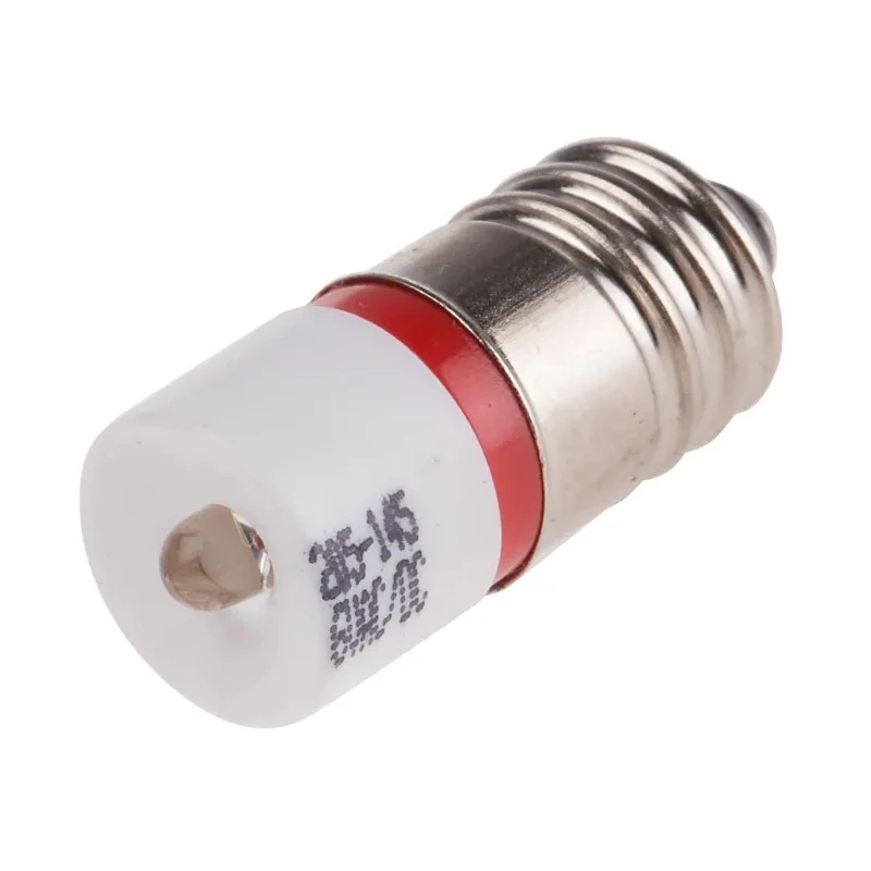 RS PRO Red Indicator Lamp Single Chip E10 Base 10 mm Diameter 205-145