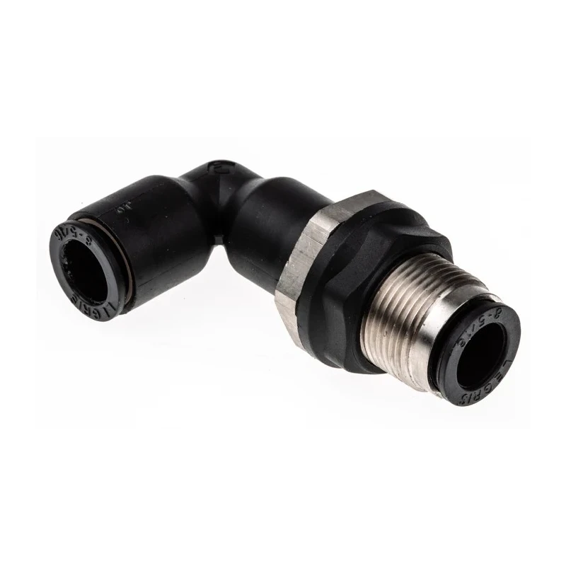 Legris Pneumatic Fitting LF3000 Series Male/Female Push-in 8mm Nickel Finish 20 bar 80°C LF3000