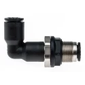 Legris Pneumatic Fitting LF3000 Series Male/Female Push-in 8mm Nickel Finish 20 bar 80°C LF3000