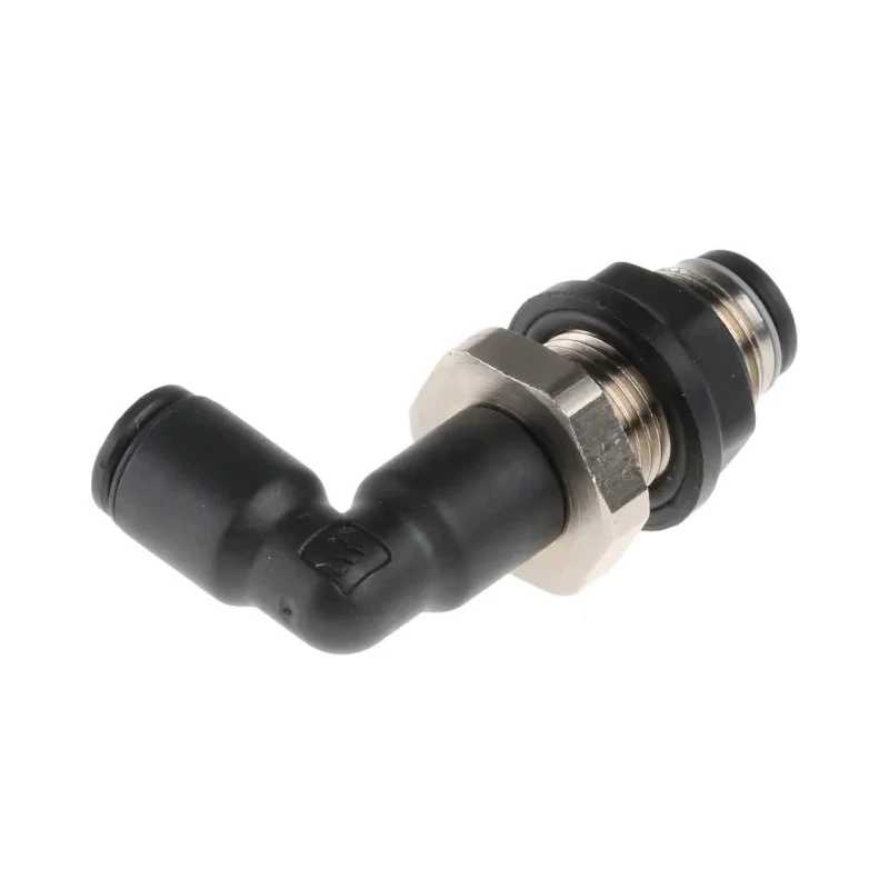 Legris Pneumatic Fitting LF3000 Series Male/Female Push-In 6 mm Nickel Finish 20 bar Pressure LF3000