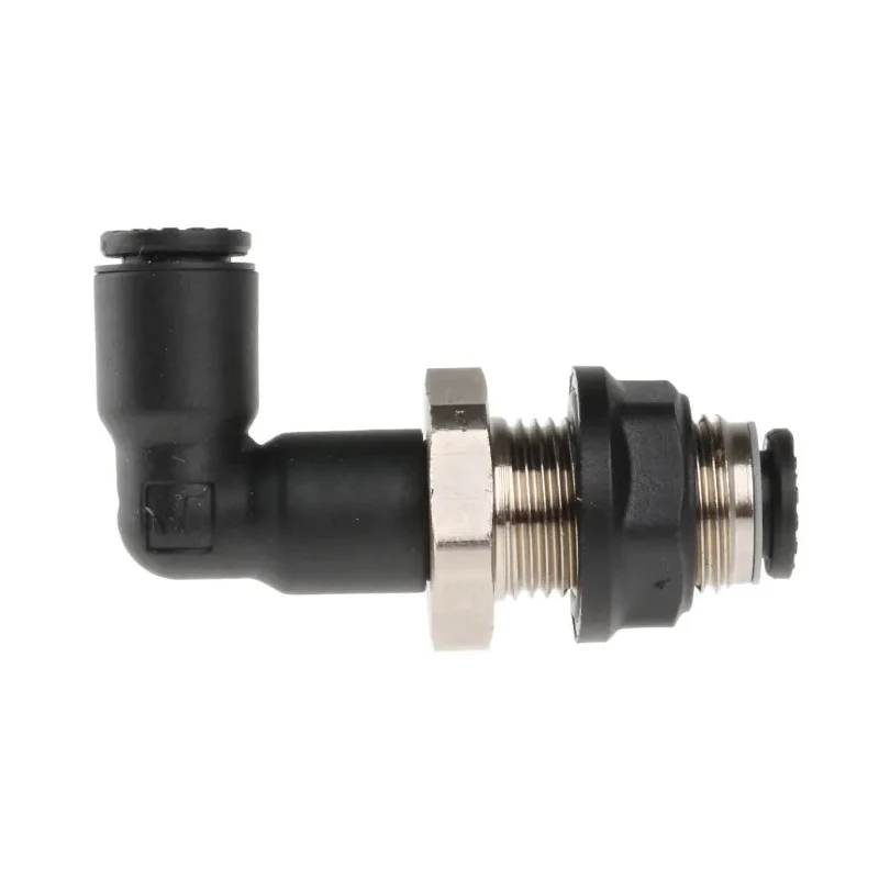 Legris Pneumatic Fitting LF3000 Series Male/Female Push-In 6 mm Nickel Finish 20 bar Pressure LF3000