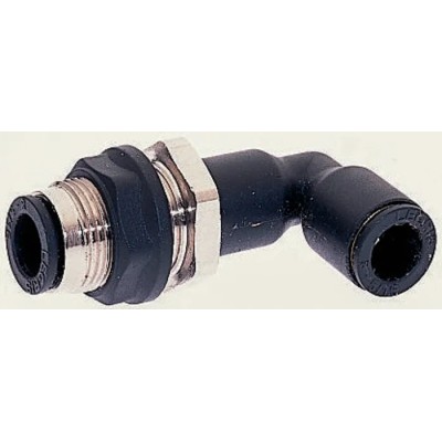 Legris Pneumatic Fitting LF3000 Series Male/Female Push-In 10mm Technical Polymer Nickel Finish LF3000
