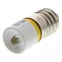 RS PRO Yellow Indicator Lamp Single Chip LED Indicator Light E10 Base 10 mm Diameter 205-151