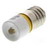RS PRO Yellow Indicator Lamp Single Chip LED Indicator Light E10 Base 10 mm Diameter 205-151