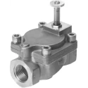 Festo Pneumatic Solenoid Valve Monostable 2/2 Closed Electric 24V Stainless Steel Body VZWM-L-M22C-G1-F5-R1