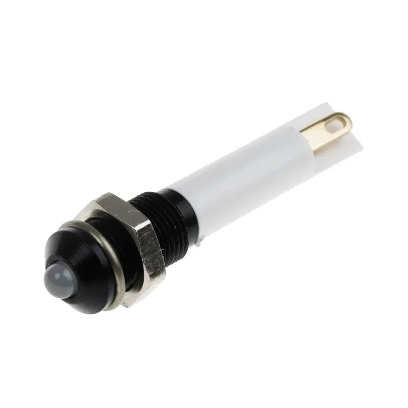 RS PRO Green, Red Panel Mount Indicator 12V DC 20mA Solder Tab Termination Prominent Bezel 205-842
