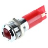 RS PRO Red Panel Mount Indicator 24V AC 20mA Silver Bezel Prominent Style 205-870