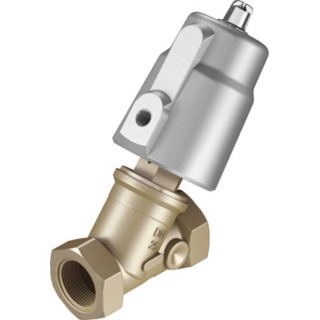 Festo Angle Seat Pneumatic Actuated Valve 10 bar G Female 1/8 in VZXF-L-M22C-M-B-G112-350-M1-H3ALT-80-8
