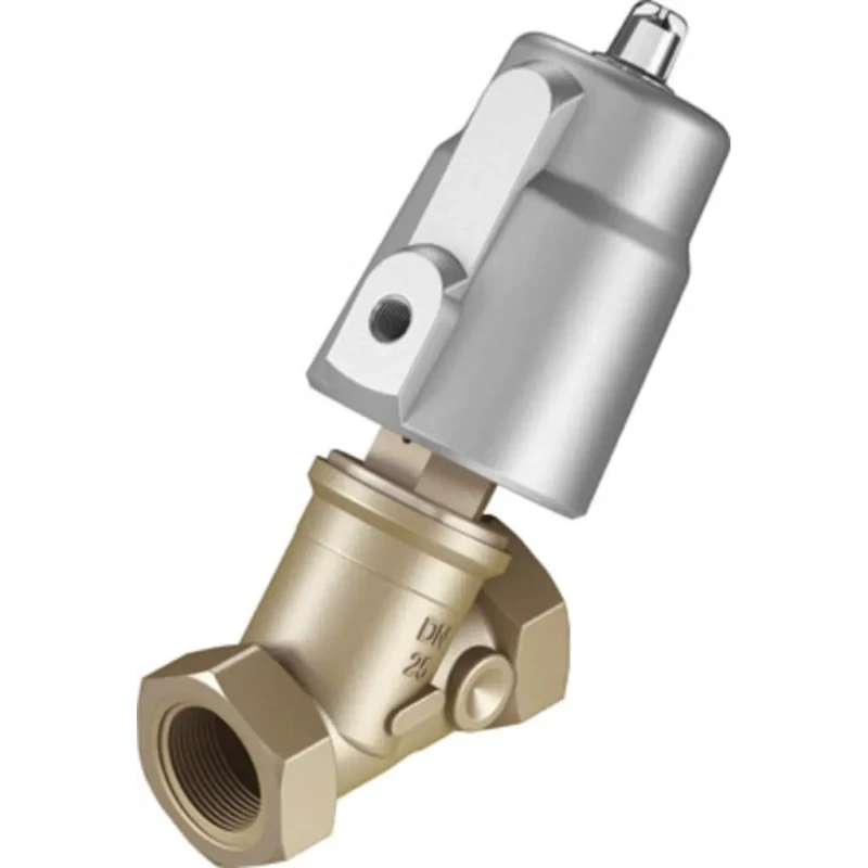 Festo Angle Seat Pneumatic Actuated Valve 10 bar G Female 1/8 in VZXF-L-M22C-M-B-G112-350-M1-H3ALT-80-8