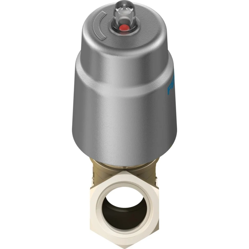 Festo Angle Seat Pneumatic Actuated Valve 10 bar G Female 1/8 in VZXF-L-M22C-M-B-G112-350-M1-H3ALT-80-8