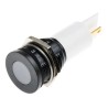 RS PRO White Panel Mount Indicator, 230V AC, 3mA Current, Solder Tab Termination, Flush Bezel, IP67 Rated 205-886