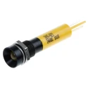 RS PRO Yellow Panel Mount Indicator 24V DC 20mA Solder Tab Termination Recessed Bezel 205-921