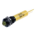 RS PRO Yellow Panel Mount Indicator 24V DC 20mA Solder Tab Termination Prominent Bezel 205-943