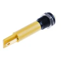 RS PRO Yellow Panel Mount Indicator 24V DC 20mA Solder Tab Termination Prominent Bezel 205-943