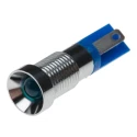 RS PRO Blue Panel Mount Indicator, 2V DC, 20mA, Solder Tab Termination, Recessed Bezel 206-104