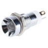 RS PRO Red, Yellow, Green Panel Mount Indicator 2V DC 20mA Solder Tab Termination Recessed Bezel 206-110