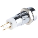 RS PRO Red, Yellow, Green Panel Mount Indicator 2V DC 20mA Solder Tab Termination Recessed Bezel 206-110