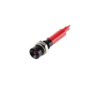 RS PRO Red Panel Mount Indicator 24V dc 20mA Solder Tab Termination Recessed Mount 206-312