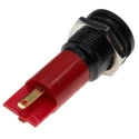 RS PRO Red Panel Mount Indicator 230V AC 3mA Solder Tab Termination IP67 Flush 206-205